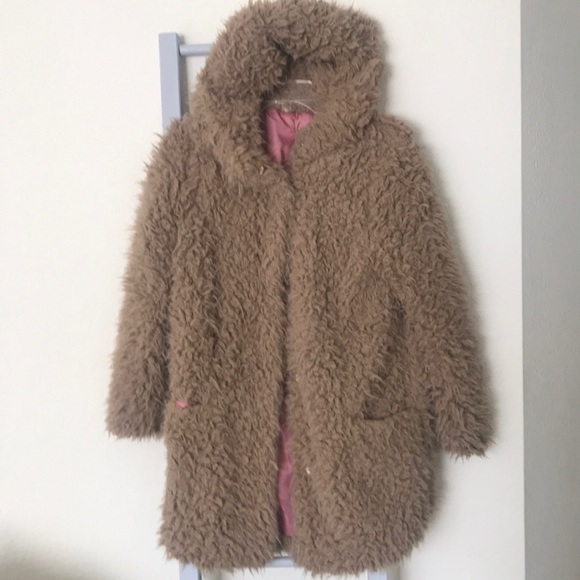 Tan Fur Coat - Like Zara! - Picture 1 of 2